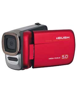 Bush TDV552 Mini Digital Camcorder - Red