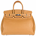 Large Soft Calf Leather Flap Handbag