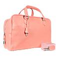 Buti Pink Soft Calf Leather Medium Travel Bag
