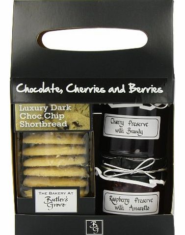 Butlers Grove Chocolate, Cherries and Berries Gift Basket