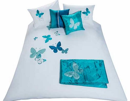 Butterfly Blue Bed in a Bag - Kingsize