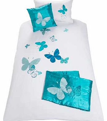 Butterfly Blue Bed in a Bag - Single