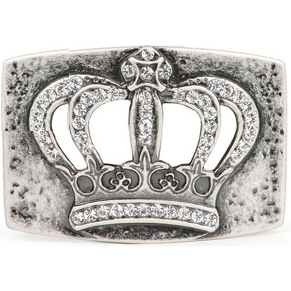 Butterfly Blue Costume Crown Belt Buckle by