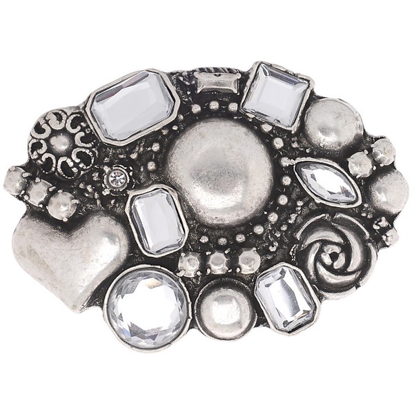 Butterfly Blue Magpie Belt Buckle by