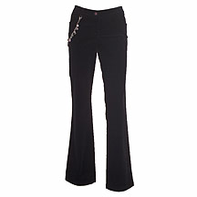 Butterfly by Matthew Williamson Black cord trouser with charm chain
