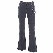 Butterfly by Matthew Williamson Blue denim chain jeans