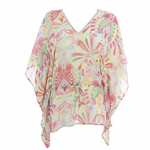 Butterfly printed kaftan