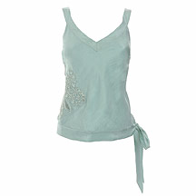 Butterfly by Matthew Williamson Green sequin butterfly camisole