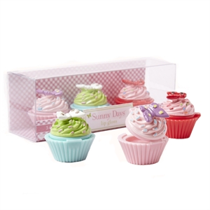 Cupcake Fruity Lip Gloss Trio