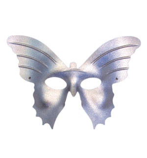 butterfly Deluxe eyemask, silver