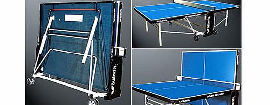 Butterfly Deluxe Outdoor Rollaway Table - Blue