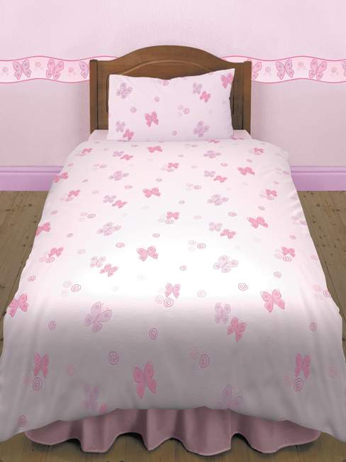 Butterfly Duvet Cover and Pillowcase Bedding