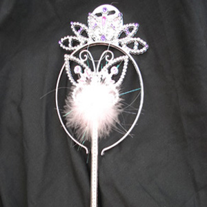 Butterfly Tiara and Wand Set