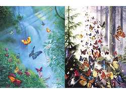Butterfly Woods 1000 Piece Puzzle