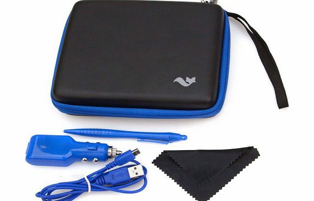 ButterFox 2DS Accessory Travel Pack / Case for Nintendo 2DS: Blue/Black