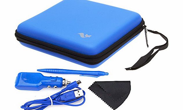 ButterFox 2DS Accessory Travel Pack / Case for Nintendo 2DS: Blue