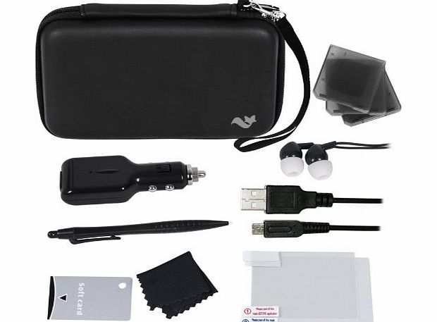 Deluxe 12-in-1 Accessory Travel Pack / Case For the New 3DS XL Console: Black (Nintendo 3DS XL)