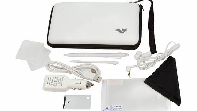 Deluxe 12-in-1 Accessory Travel Pack / Case For the New 3DS XL Console: White (Nintendo 3DS XL)