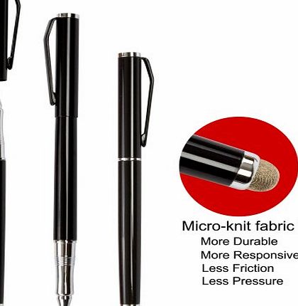ButterFox Micro-Knit Fabric Tip Capacitive Touch Screen Stylus Pen For iPad / iPad2 /New iPad 3 / iPad 4 / iPad Mini / iPhone 4 / iPhone 4S / iPhone 5 / iPhone 3G / iPod Touch / HTC / Samsung Galaxy T