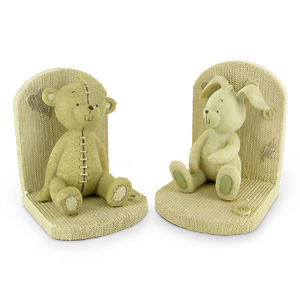 Button Corner Book Ends