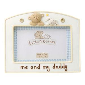 Button Corner Me and My Daddy Photo Frame