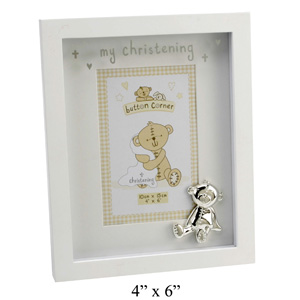 Button Corner My Christening Day 6 x 4 Photo Frame