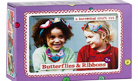 Buttonbag Butterflies and Ribbons Kit