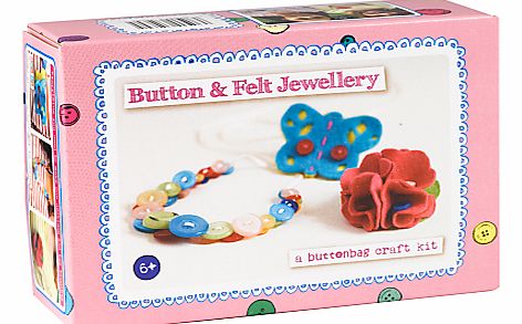 Buttonbag Button and Felt Jewellery Kit