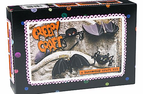 Buttonbag Spiders and Bats Craft Kit