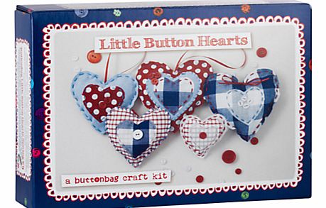 Buttonbag Summer Love Hearts Craft Kit
