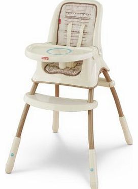 Fisher-Price Grow with Me High Chair, Bunny Baby, NewBorn, Children, Kid, Infant