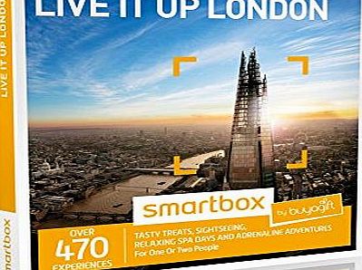 Buyagift Live it up London Experience Gift Box - 470 sights, attractions and days out in the vibrant capital