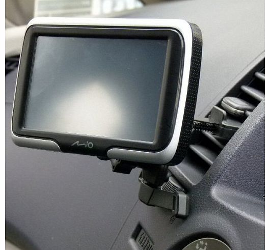 BuyBits Addons Easy Fit Car / Vehicle Air Vent Mount for Mio Navman 470 GPS SatNav