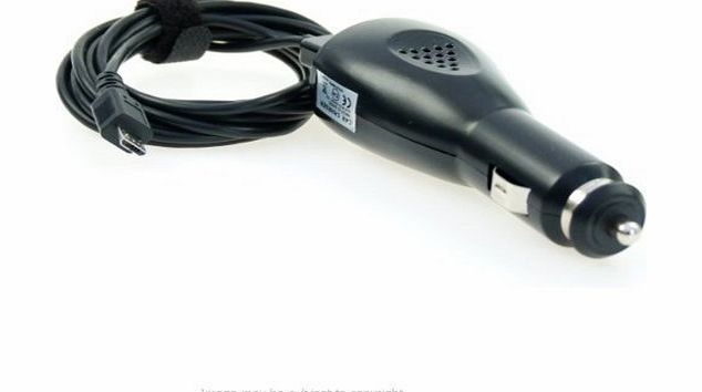Buybits Extra Long 2m Car Charger / Data Cable for the TomTom START 20 GPS SatNav System