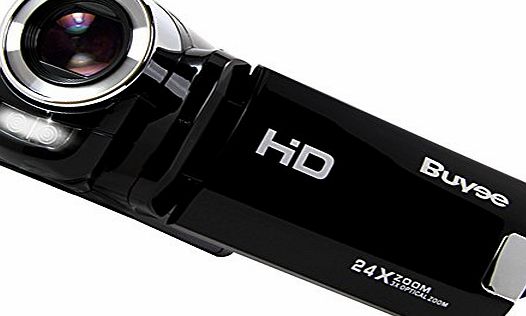 Buyee Full HD 720P Digital Video Camera 3x Optical Zoom 24x Zoom Camcorder 16MP