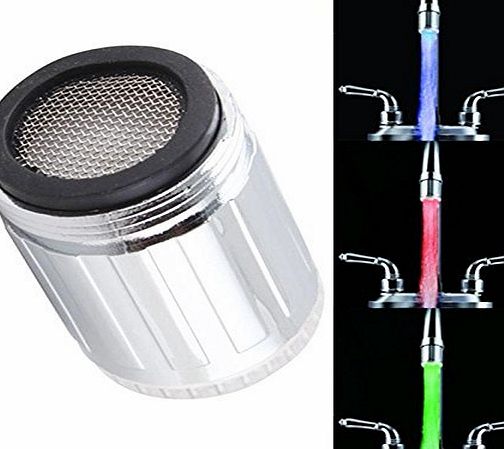 Glow LED Light Water Faucet Tap Automatic 7 Colors Change By BuyinCoins
