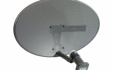 BUYME Polesat Zone 1 Satellite Dish ALSO Suitable FOR Freesat amp; Sky With Quad LNB