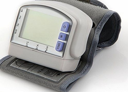 buyonline Digital Automatic Wrist Blood Pressure Pulse Heart Beat Meter LCD Screen