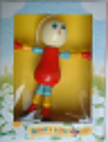 Mary Lou Wooden Hanging Doll