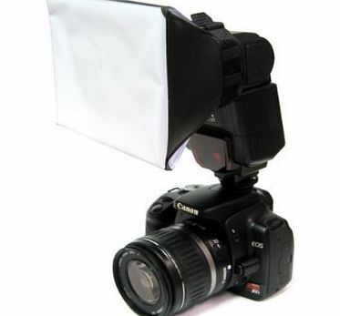 Mini Universal Studio Soft Box Flash Diffuser for Canon, Nikon, Olympus, Pentax, Sony, Sigma, Minolta Metz Sigma Sunpak,BV & Jo, Other External Flash Units,YN-460,YN-465,YN-560,580ex,420ex,380ex,4