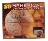 3D Spherical Antique World Globe Jigsaw 530pc