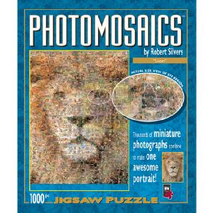 Photomosaics Lion 1000 Piece Jigsaw Puzzle
