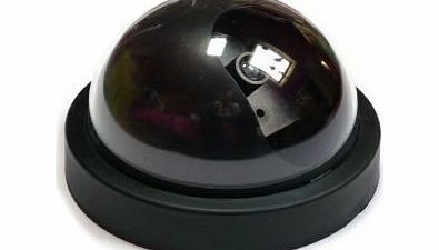 UKayed Imitation Dummy Security Camera Dome With Flashing LED Light