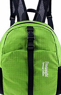 BXT Travel Backpack Waterproof Nylon Lightweight Daypack Foldable Outdoor Sporting Shoulder Bags - Green