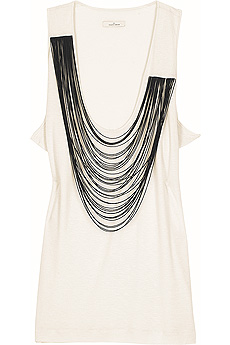 By Malene Birger Dive fringed top