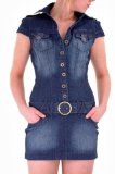 By My1stWish EyeCatchDress - Womens Tia Stretch Denim Dress Size 14