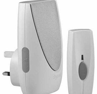 White 100m Plug-in Wireless Doorbell Kit