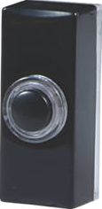 Byron, 1228[^]39561 Wired Illuminated Bell Push Black 39561
