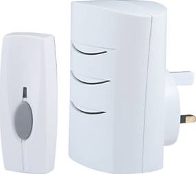 Byron, 1228[^]52480 Wireless 60m Plug-In Door Chime with Li-Ion