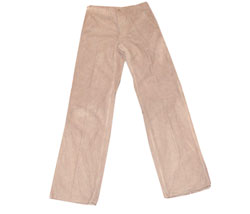 Loose needle cord trousers
